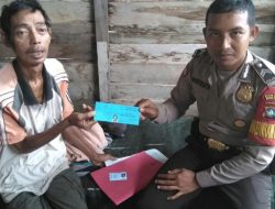 Mengharukan, Bhabinkamtibmas Ranai Lakukan Ini Terhadap Haryono