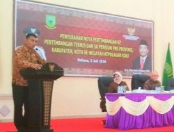 Sekda Minta BKN Utamakan Putra Asli Natuna Jadi ASN