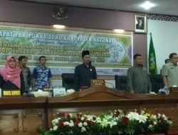 Rapat Pandangan Akhir Fraksi DPRD Natuna Terhadap 6 Ranperda
