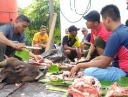 Ambil Jatah Qurban, Ratusan Warga Serbu Makodim 0318 Natuna