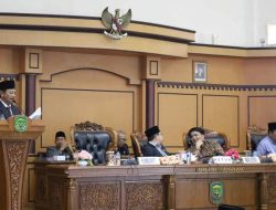 Pj Walikota Pidatokan Pengantar Nota Keuangan Ranperda APBD-P 2018