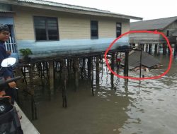 Dapur Rumah Warga di Tanjungpinang Ini Rubuh Dihantam Angin Kencang