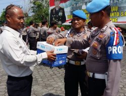 Polres Tanjungpinang Galang Dana Korban Gempa Sulawesi