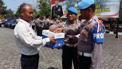 Polres Tanjungpinang Galang Dana Korban Gempa Sulawesi