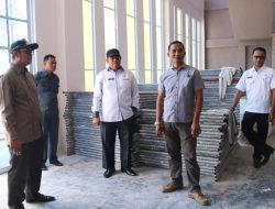 Bupati Bintan Tinjau Pembangunan Stadion Bola Busung