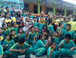 Polres Tanjungpinang Olahraga Gembira Bersama Murid SLB
