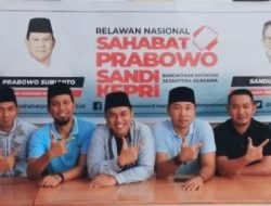 Di Kepri Sudah Terbentuk Tim Relawan Sahabat Prabowo Sandi