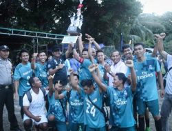 Mantang Baru FC Juara Turnamen Sepakbola Desa Pangkil Cup 2018