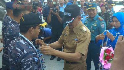 Bupati dan Danlanal Ranai Sambut Taruna/i AAL Operasi Jalayudha