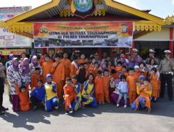 Kunjungi Polres Tanjungpinang, AKBP Ucok Lasdin Silalahi Beri Motivasi Pelajar SLB