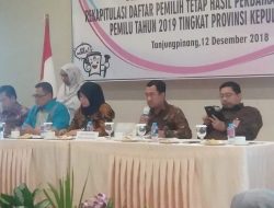 DPTHP-2 Pemilu 2019 Capai 1,2 Juta Lebih