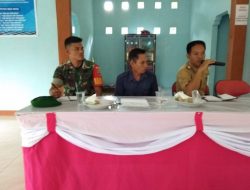 Babinsa Payak Pantau Pemilihan Pengurus LPMD Payak Serasan Timur