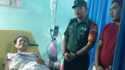 Bantu Warga Melahirkan, Babinsa Cemaga Tengah Donor Darah Sukarela