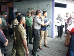 Danramil 04 Letung Turut Amankan Demo IRT di Anambas