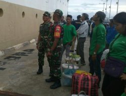 Sitwil Koramil 05 Midai Pantau Aktivitas Penumpang Bukit Raya di Pelabuhan