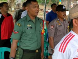 Babinsa Kelarik Hadiri Turnamen Gelora di Desa Air Mali