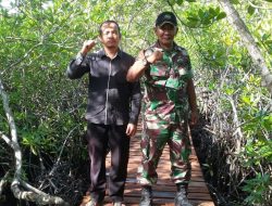 Koramil 03/Sedanau Dukung Pengembangan Wisata Mangrove di Mekar Jaya