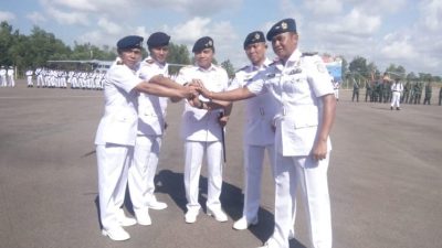 Letkol Laut (P) Dani Achnisundani Resmi Jabat Danlanudal Tanjungpinang