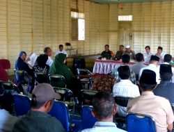 Babinsa Pulau Tiga Pantau Sosialisasi Perbup Nomor 21 Tahun 2014