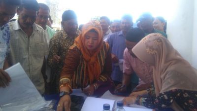 100 Sertifikat Tanah Dibagikan ke Masyarakat Belakangpadang