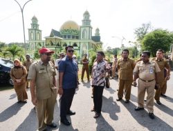 Bupati dan Wakil Bupati Bintan Turun ke Jalan Pantau Persiapan STQ Kepri