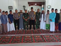 Dandim, Danlanal dan Kapolres Sholat Jum’at Berjamaah Keliling, Ini Tujuannya