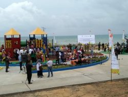 Taman Bermain dan Fasilitas Olahraga di Pantai Kencana Diresmikan