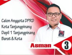 Asman, Wajah Baru Caleg PDIP Melenggang ke Senggarang