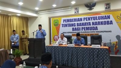 Dispora Tanjungpinang Gelar Penyuluhan Bahaya Narkoba