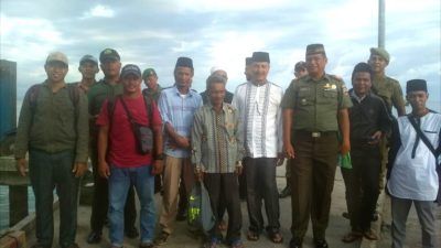 Dampingi Camat Bunguran Utara, Danramil 03/Sedanau Safari Ramadhan ke Pulau Seluan