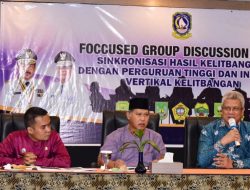 Barenlitbang Kepri Gelar FGD Bersama Perguruan Tinggi dan Instansi Vertikal Kelitbangan