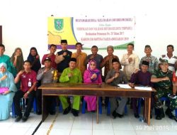 Babinsa Setumuk Hadiri Musdes Verifikasi dan Validasi BDT dari Dinsos PPPA