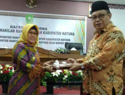 Wabup Ngesti Sampaikan Pidato Pengantar 51 Ranperda Natuna ke DPRD