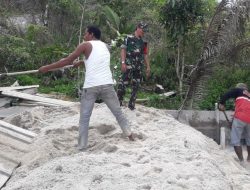 Sertu AB. Tambunan Himbau Penambang Pasir untuk Jaga Ekosistem