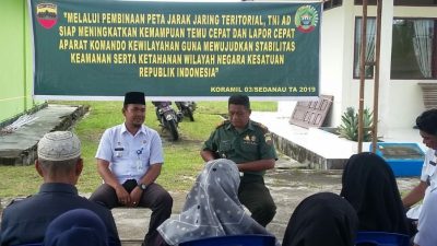 Wujudkan Stabilitas Keamanan, Koramil 03/Sedanau Gelar Peta Jarak Jaring di Binjai