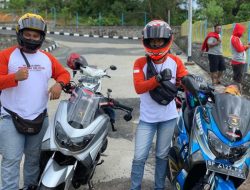 Dua Anggota Komunitas BIMO Bintan Road to Aceh