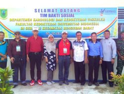 Koramil 03/Sedanau Apresiasi Baksos Pengobatan Gratis oleh Fakultas Kedokteran UI