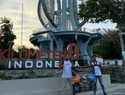 Akhirnya Dua Anggota BIMO Bintan Tiba di Titik Nol Kilometer Indonesia