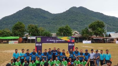 Turnamen Olahraga HUT Pulau Tiga Barat ke 3 Dibuka Wabup Ngesti