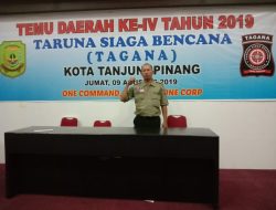 Hamdan Syahrial Kembali Pimpin Tagana Tanjungpinang