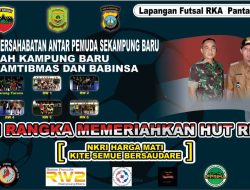 Sempena HUT RI Ke-74, Kelurahan Kampung Baru Gelar Turnamen Futsal