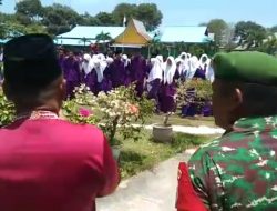 Peringati HUT TNI ke 74, Koramil 03/Sedanau Sosialisasikan Lomba Karya Tulis tingkat Pelajar SLTA