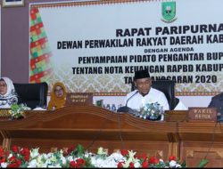DPRD Natuna Gelar Rapat Penyampaian RAPBD Natuna TA 2020
