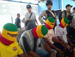 Empat Pelaku Bom Ikan di Tambelan Diserahkan ke Polres Bintan