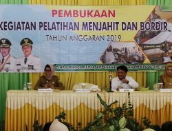 Disnaker Koperasi dan Usaha Mikro Tanjungpinang Gelar Pelatihan Menjahit Bordir