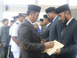 Apri Lantik 20 Pejabat, Aupa Jadi Kadis Kominfo Bintan