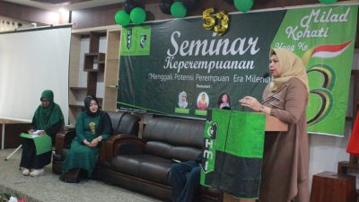 Dewi Kumalasari Motivasi Perempuan Kohati Kembangkan Kemampuan Diri