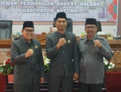 Andes Putra Jadi Ketua DPRD Natuna Definitif, Daeng Ganda dan Jarmin Jadi Wakil