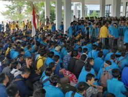 Ratusan Mahasiswa Geruduk DPRD Kepri Tolak Revisi UU KPK