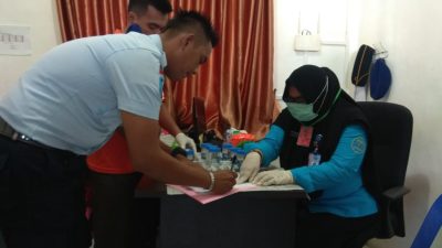 Pegawai Rutan dan Lapas Tanjungpinang Tes Urine